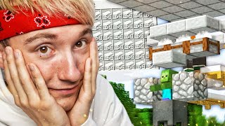 ONEINDIGE IRON FARM MAKEN in MINECRAFT! - Minecraft Survival #25