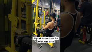 Best workout for thick back #gym #biceps #bicepsworkout #fitnessgoals #fitness #workout