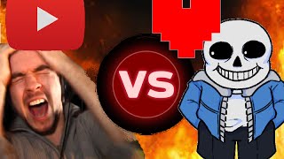 Youtubers React To Beating Sans