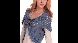 ВЯЗАНОЕ БОЛЕРО КРЮЧКОМ - 2019 / Knitting BOLERO CROCHET / Stricken BOLERO HÄKELN