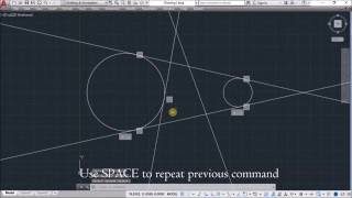 a simple technique to draw common tangent to two circles in AutoCAD_#2