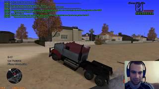 Samp-rp Revolution. Ночной стрим. Дальнобой.