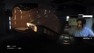 Щекастая Маша. Хоррор-стрим Alien Isolation.#2