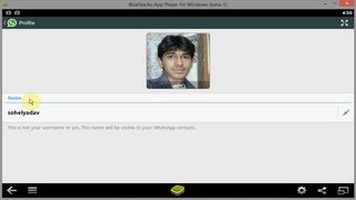 How to change whatsapp profile pic in bluestacks  [HD + Narration]