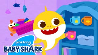 Put the Toys Away | Clean Up Song for Children | Baby Shark's Day at School 