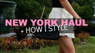 New York Haul | Kläder + How I Style