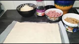 Mini croissants & mini pizza au jambon de dinde//Saumon fumé et au thon???