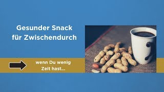 Gesunder Snack für zwischendurch - Muskelaufbau Snack für unterwegs (Fitness Kochschule)