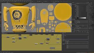 Mari 4.6 timelapse: texturing Foundry robot!