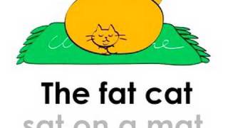Phonics reading 1A  "at"　フォニックス読書 1A "at"
