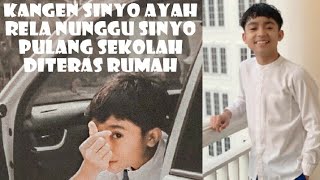 Kangen Sinyo Ayah Rela Nunggu Sinyo Pulang Sekolah Diteras Rumah #theonsufamily #betrandpeto