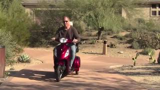 eWheels EW-66 Scooter for 2 Passengers Review Video