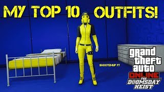 (GTA 5 ONLINE) MY TOP 10 FEMALE OUTFITS!? | DOOMSDAY HEIST DLC