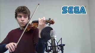 Video game console sounds on violin
