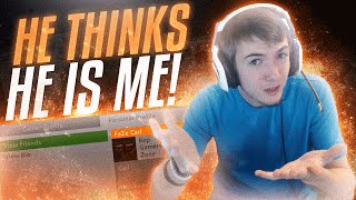 THIS GUY THINKS HE IS ME!