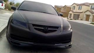 SICK ACURA TL FLAT BLACK