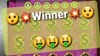 My Biggest Win To Date! 2/3/20 Mississippi Lottery Scratch Offs Mega Cash $10 Ticket! Winner!