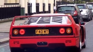 Legendary Ferrari F40 in London!!!