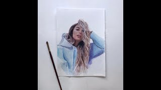 Портрет Мари Краймбрери / Как нарисовать портрет