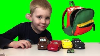 Игрушки Платона из Рюкзака Видео для Детей Мультики про Машинки Роботы