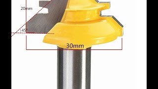 Фреза по дереву для углового сращивания  Milling cutters for wood for corner jointing