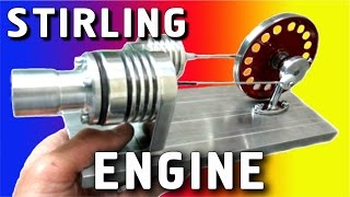 ? САМОДЕЛЬНЫЙ ДВИГАТЕЛЬ СТИРЛИНГА  STIRLING ENGINE ( ИГОРЬ БЕЛЕЦКИЙ )