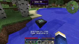 Minecraft- Grid is Overloaded - 08 Windmill  und Watermill laufen-Grid overload ist weg