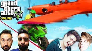 KAMİKAZE UÇAKLAR VS MOTORLAR DEATHRUN! | EKİPLE GTA 5 ONLINE