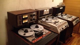 TEAC T-3600 OTARI BTR-10J DENON DN-3602R そろい踏み