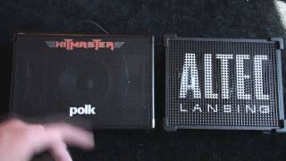 Comparison: Polk Audio Hitmaster vs. Altec Lansing Stage-Gig