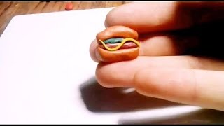 Как слепить Хот-дог из пластилина с: PLASTICINE