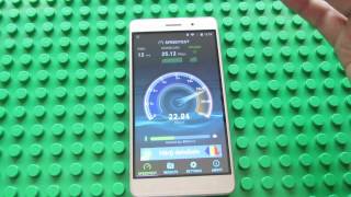 WiFi Internet Speed tested on Bluboo Maya smartphone
