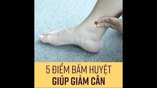 5 điểm bấm huyệt giúp giảm cân