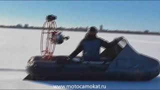 На аэролодках с Румпельным Аэродвижителем "Ирбис" по Сестре 2018/ Airboat