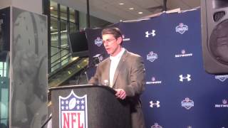 Vikings GM Rick Spielman at NFL Combine