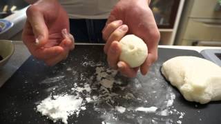 プロが教える大福の包み方！大福・鏡餅・おしるこ作り！Daifuku Mochi