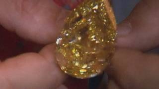 DIAMOND SELL RECORD: Yellow jewel fetches £6.8m at auction