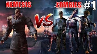 Resident Evil 3 Nemesis Vs Zombies (Funny)