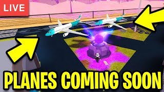 ? Jailbreak PLANES UPDATE SOON!? NEW UPDATE LEAKS! | AVENGERS EVENT LEAKED! | Roblox Jailbreak LIVE