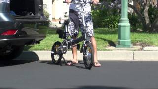 GBE Electric Folding Bike NISMO Series demonstration