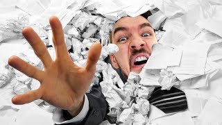 THE MAN MADE OF PAPER! | It's Paper Guy