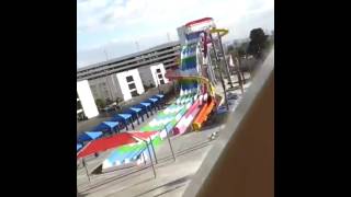 Pool and waterslide at Circus Circus