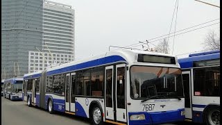 Поездка на троллейбусе СВАРЗ-6237 № 7687 Маршрут № 63к Москва