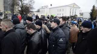 Волинські патріоти прихід беркуту для покаяння перед Волинянами