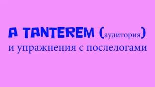 Венгерский язык Урок 18 - "Tanterem и послелоги"