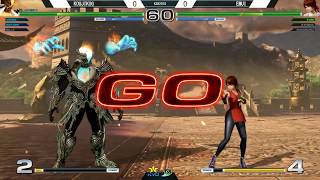 KOF XIV Exhibition Match Kouji KOG vs EMUI