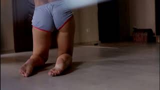 Almost naked teen twerk hot body dance