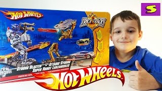 Хот Вилс трек Робот Киборг Hot Wheels Trick Tracks Cyborg Blaster