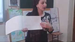 Рисование "Зимний пейзаж" МКОУ СОШ №11 г.Хасавюрт 2015г.