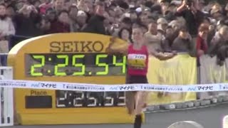 2013横浜国際女子マラソン　全選手ゴール集（その１）